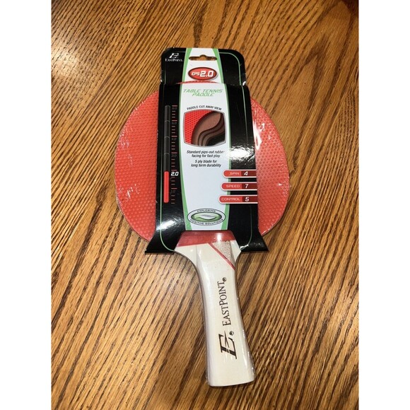 Ping Pong Paddle Eastpoint EPS 2.0 Table Tennis Wooden Handle Replacement New - Picture 5 of 5